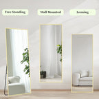Sunniry Gold Full Length Mirror 56x18 inch, Standing Mirror Full Length - Image 6