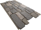 EverStone Cobblestone Faux Stone Panel, Midnight Granite Color - Image 6