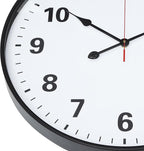 LEIKE Metal Large Wall Clock 24IN Black, Retro Silent Quartz Battery Operated - Image 7
