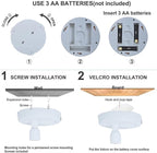 HAMVIDNE Wireless LED Spotlight, Battery Operated Picture Lights, Indoor Uplight - Image 6
