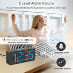 DreamSky Wooden Digital Alarm Clock - Image 3