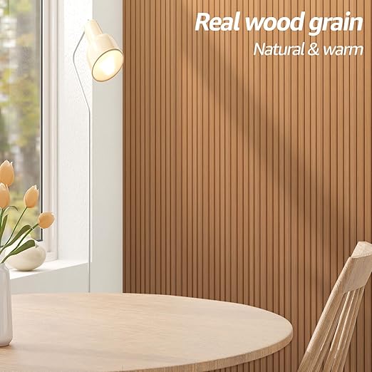 Art3d WPC Slat Wall Panels, Living Room - Image 5