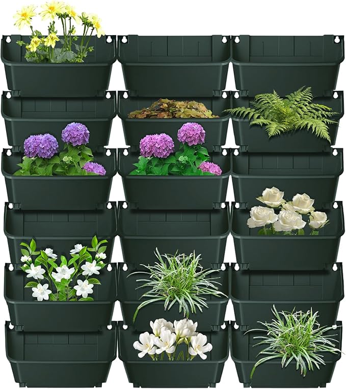 Vertical Garden Planter, 13 inch Wall Mounted Planter by kunghei