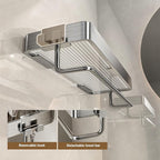 VOLPONE Stainless Steel Wall Mounted Bathroom Shelves - Image 3