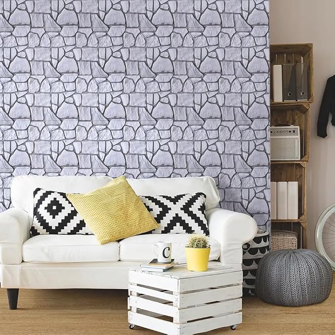 Commomy Peel and Stick Rock Wall Tiles - Image 3