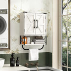 RUSTOWN Farmhouse Rustic Medicine Cabinet - Image 6