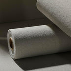 Beige Peel and Stick Wallpaper Slight Velvety Feeling Woven Fabric Grasscloth - Image 2