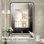 36x28 Inch LED Bathroom Mirror - Image 6