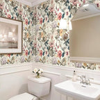 Jeweluck Floral Wallpaper Peel and Stick Vintage Floral Contact Paper Peel and - Image 3