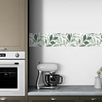 HOMETITUTE Wallpaper Border 4x196 Inch Peel and Stick PVC Wall Border Wallpaper - Image 2