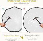 WallBeyond Round Wavy Mirror for Wall Decorative 20 inch, Modern Round Mirror - Image 7