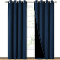 NICETOWN Full Shading Curtains 90" Long 2 Panels Set by NICETOWN