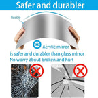 16"x12" Acrylic Mirror Sheet, Flexible Non Glass Body Mirror Tiles Large Self - Image 3