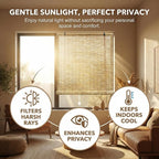 Bamboo Blinds for Interior Windows, Custom Bamboo Shades for Indoor Windows - Image 2