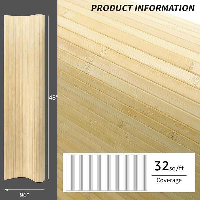 Art3d Natural Bamboo Wall Panel - Image 4