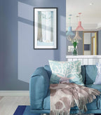 Safiyya Blue Peel and Stick Wallpaper 984.2"x17.7" Grey Blue Contact Paper - Image 3