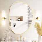 WallBeyond Irregular Wall Mirror, Asymmetrical Mirror Wall Mounted by WallBeyond
