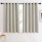 NICETOWN Short Cafe Curtain 54 inch Length, Window Treatment Thermal Insulated by NICETOWN