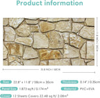 Commomy 12 pcs Faux Stone 3D Wall Panels Peel and Stick - Image 6