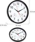 Wall Clock, Sweep Silent Movement Accurate Clocks - Image 5