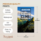 Throwbacktraits Canvas Motivational Wall Art – Set of 6 Inspirational Prints - Image 2