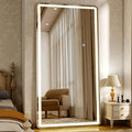 76"x34" LED Full Length Mirror – Standing Floor Mirror by Unknown