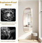 WallBeyond Irregular Wall Mirror, Asymmetrical Mirror Wall Mounted - Image 7