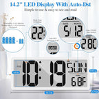 TXL Large Digital Wall Clock - Image 2