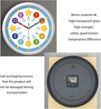 XFM Large Kids Wall Clock 16 Inch Silent Non Ticking Quartz Battery Operated - Image 7