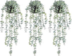 COCOBOO 3pcs Hanging Fake Plants, Artificial Hanging Plants Fake Potted by COCOBOO