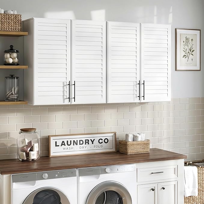 Furnaza 60" W Laundry Room Wall Cabinet by Furnaza