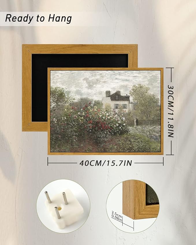 InSimSea Framed Canvas Wall Art Vintage Decor, Classical Home Room Decor The - Image 3