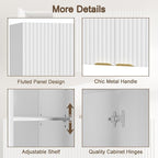 ChooChoo Bathroom Wall Cabinet, Kitchen Storage Cupboard Cabinet - Image 5