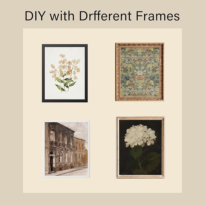 KBKBART Vintage Wall Art Prints, French Country Wall Decor Countryside - Image 4