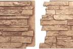 EverStone Acadia Ledge Faux Stone Panel, Wheat Field Color - Image 8