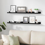 upsimples Floating Shelves for Wall, 35.5 Inch Shelves for Decor Storage Set of - Image 5