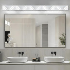 IZORRO LED Modern Bathroom Lights Fixtures, Matte White Acrylic Wall Lighting - Image 7