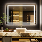 LOAAO 40"x28" LED Bathroom Mirror by LOAAO