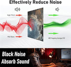 Art Acoustic Panels Tiles Decorative Room Sound Proof Foam Absorbing Panels - Image 4