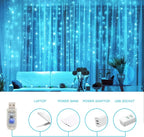 suddus Curtain Lights for Bedroom, 200 Led 6.5ft x 6.5ft Hanging String Lights - Image 5