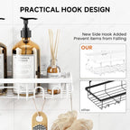 Shower Caddy, 5 Pack Shower Shelves - Image 5