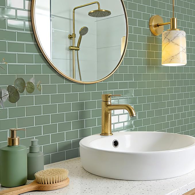 Art3d Peel and Stick Wall Tiles in Teal – 10-Pack of 12 x12 Thickened Design - Image 3