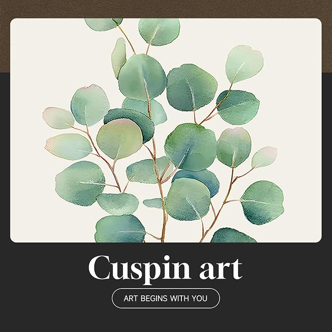Framed Minimalist Sage Green Botanical Wall Art - Image 7