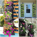 LITLANDSTAR Hanging Planter Bags, 2 Pack 7 Pocket Hanging Vertical Wall Planter - Image 8
