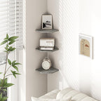 Fun Memories Corner Shelf Wall Mount, Floating Corner Shelves, Rustic Wood Wall - Image 2