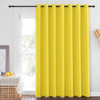 NICETOWN Sliding Glass Door Curtain Extra Long 84 inches Long, Grommet Thermal - Image 2