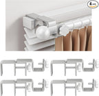 Over-Blinds Curtain Rod Brackets by onneka