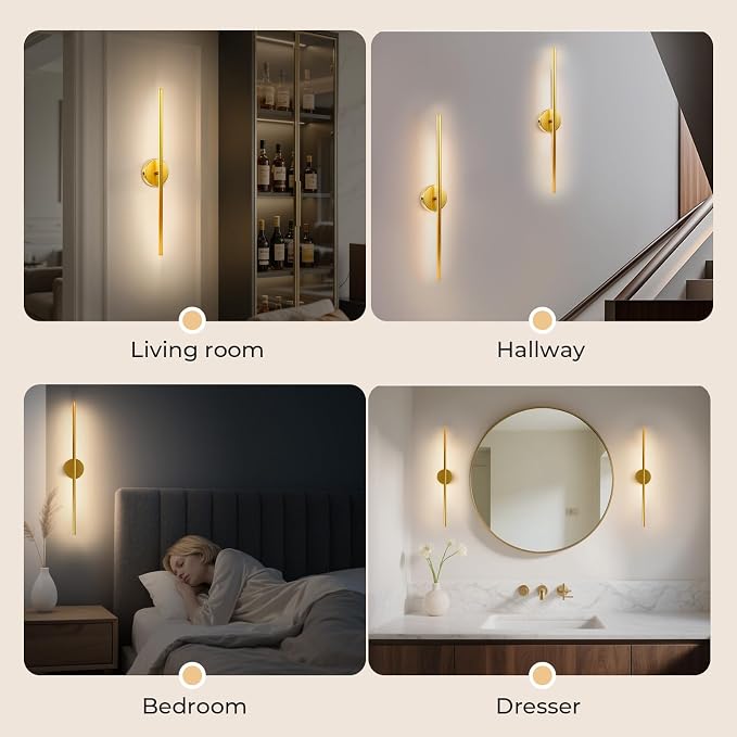 GvvooHome 1 Pack Battery Operated Wall Sconce Detachable 360°Rotate, Wireless - Image 8