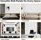 RITOLLO 12 Pack Acoustic Wall Panels, 47.2X23.6X0.4 inch Decorative - Image 6