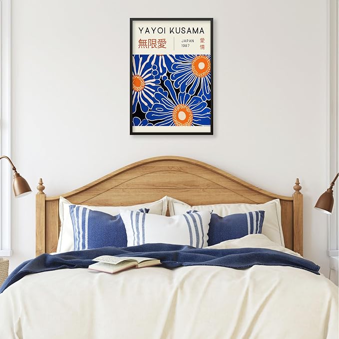 Yayoi Kusama Print Vintage Japanese Wall Art Abstract Yayoi Kusama Poster - Image 5